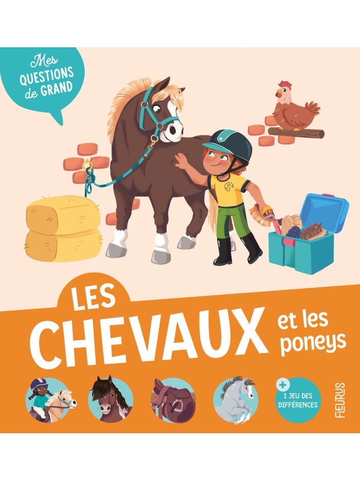 Le grand livre animé des chevaux - Éditions Tourbillon - Livres Jeunesse