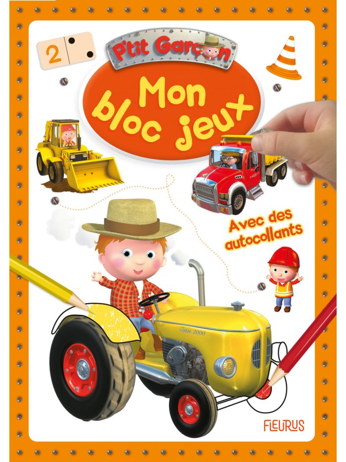Puzzle cadre 15 pièces - Tracteur à la ferme - Fille ou garçon dès 3 ans -  Librairie de