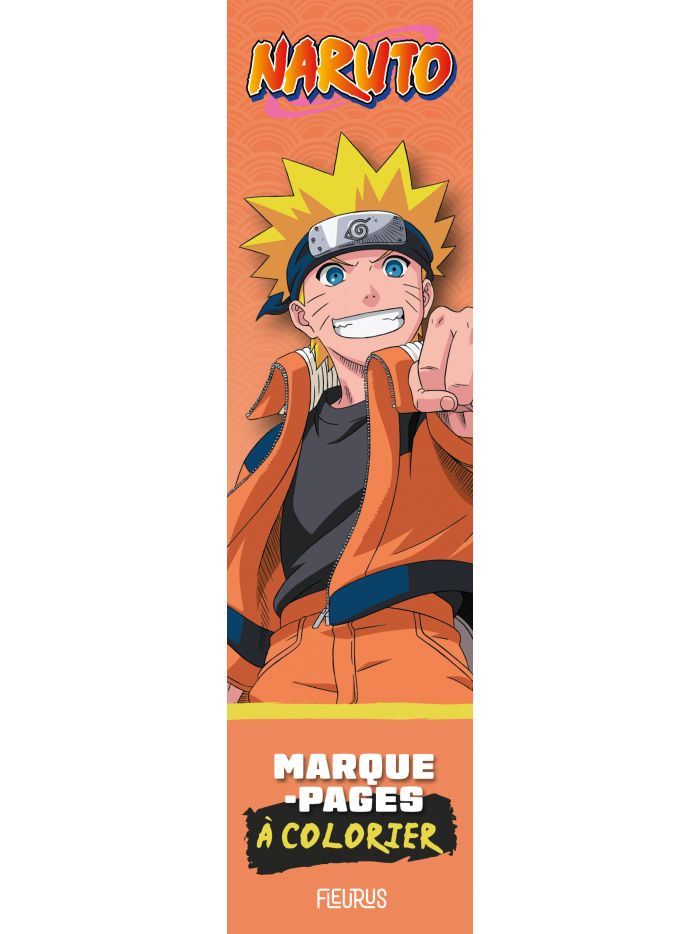 Marque-pages à colorier Naruto – Édition Naruto