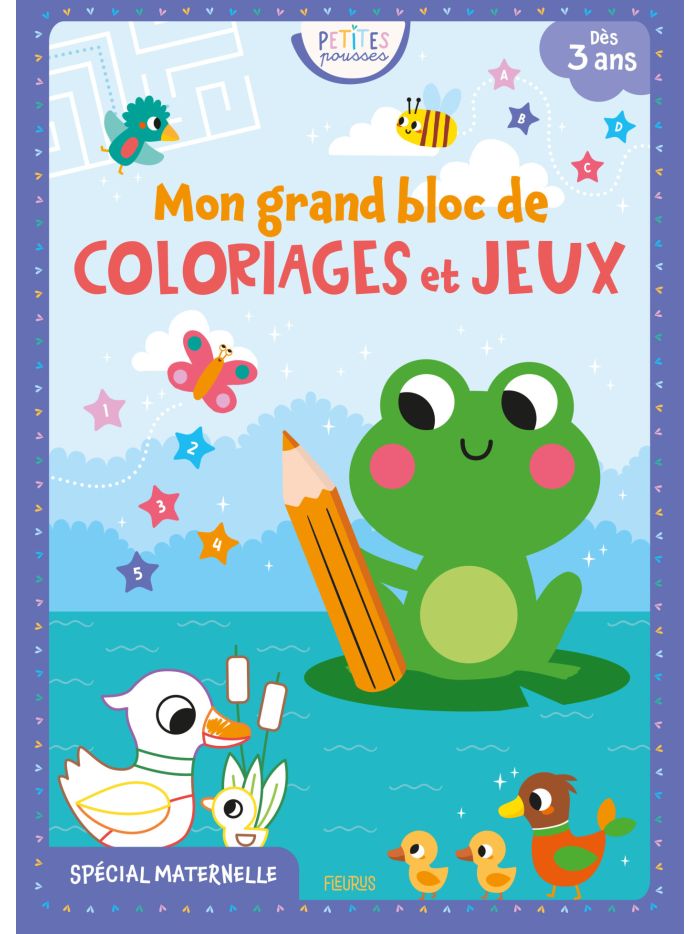 Mon premier bloc de coloriage: Les doudous - Dès 18 mois - Librairie de  France