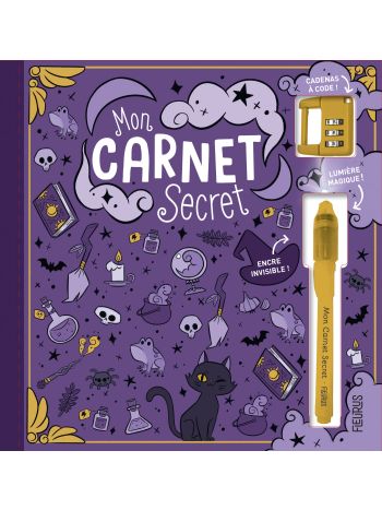 Janod Carnet Secret Avec Cadenas Licorne et Renard